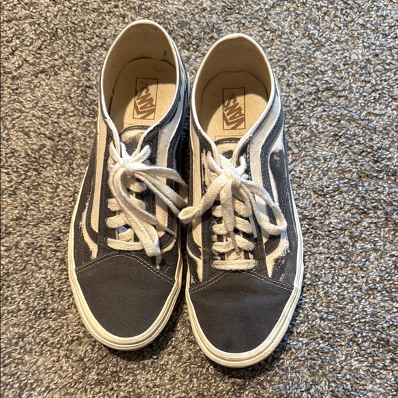 Vans Grey and White Sneakers - Picture 2 of 5